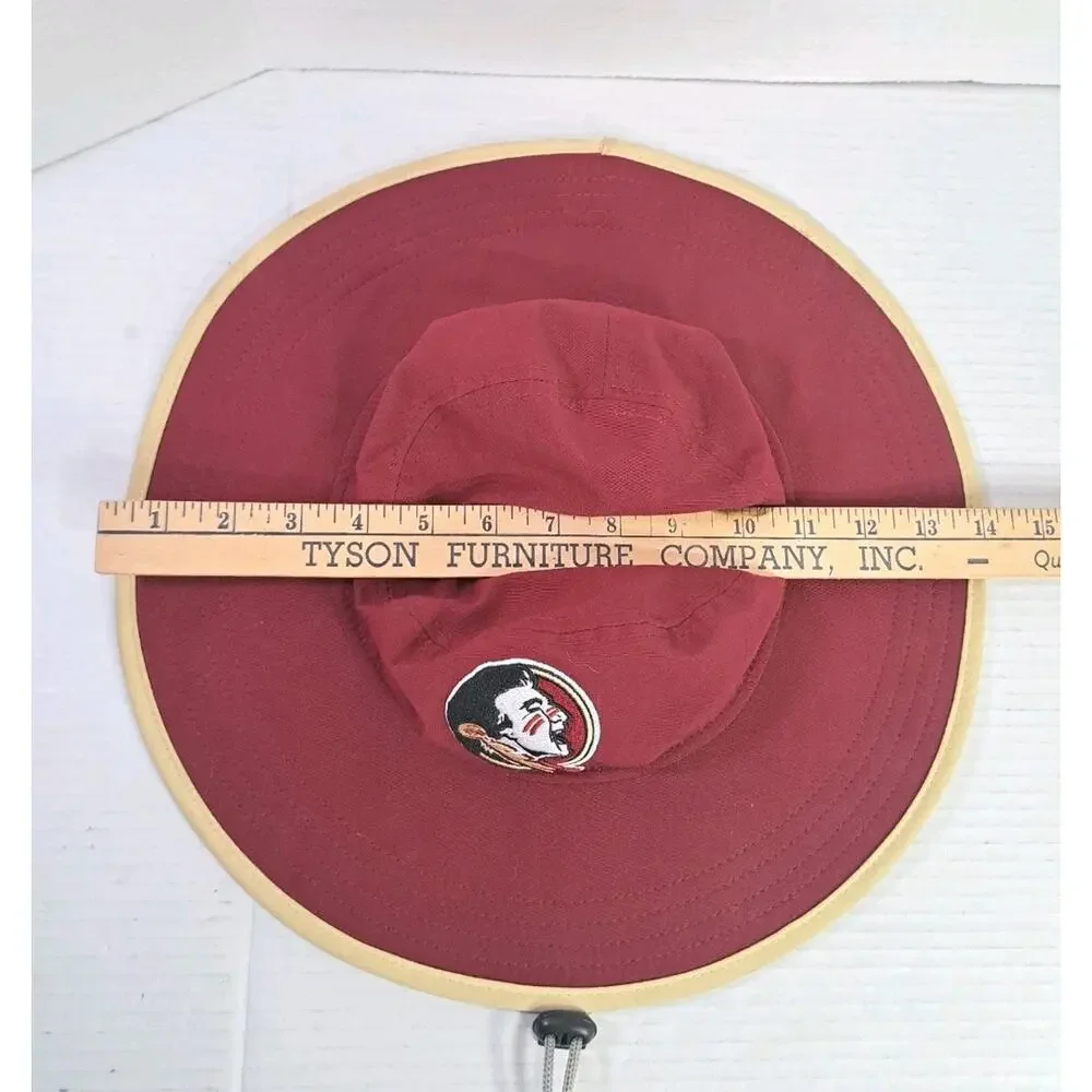 Florida State Seminoles Bucket Hat New Era One Size Fits All NCAA Logo Sun Cap
